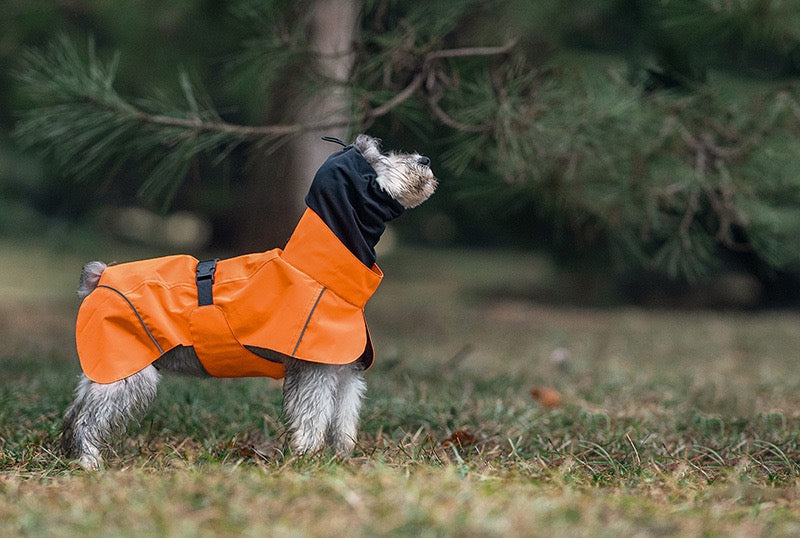poncho antipioggia senza maniche con collo alto